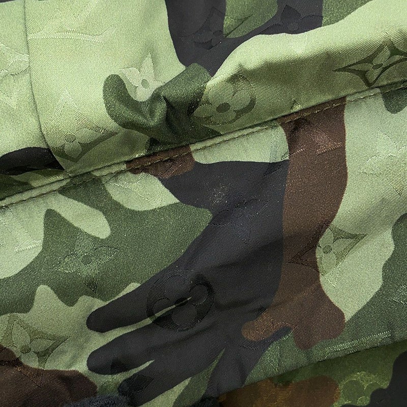 ルイヴィトン ジャケット カモウィンドブレーカー モノグラム カモフラージュ メンズサイズ56 LOUIS VUITTON アウター