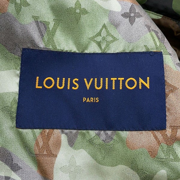 ルイヴィトン ジャケット カモウィンドブレーカー モノグラム カモフラージュ メンズサイズ56 LOUIS VUITTON アウター