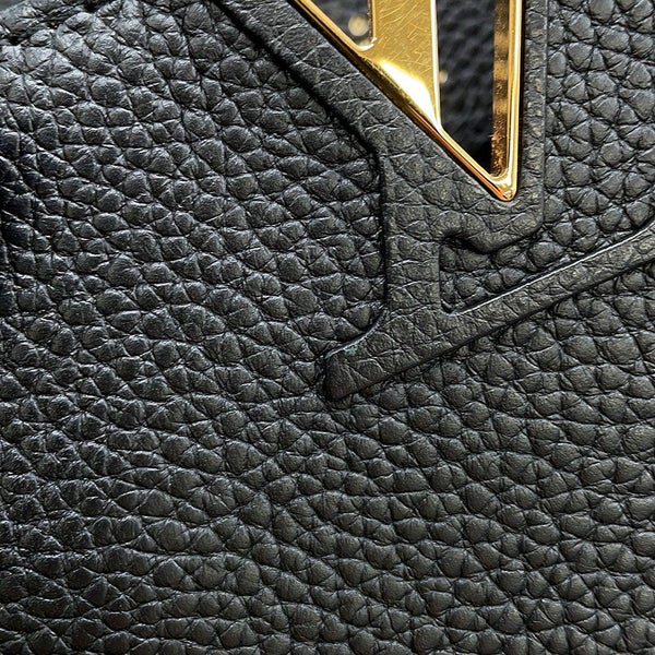 ルイヴィトン ハンドバッグ トリヨンレザー カプシーヌMINI M56071 LOUIS VUITTON 2way ブラック 黒