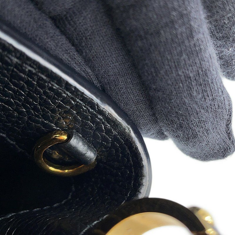 ルイヴィトン ハンドバッグ トリヨンレザー カプシーヌMINI M56071 LOUIS VUITTON 2way ブラック 黒