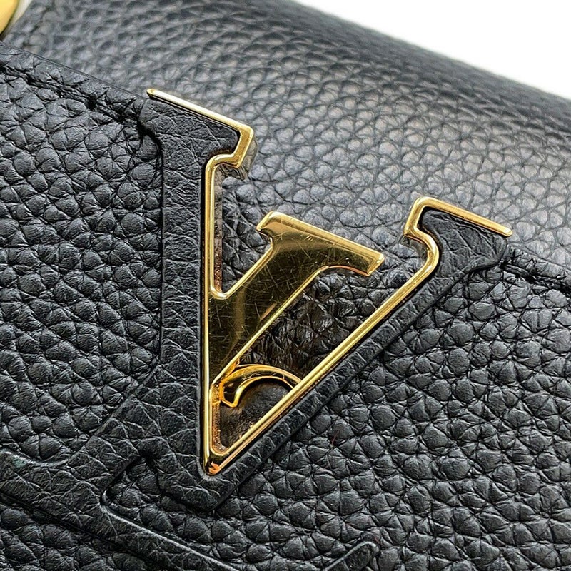 ルイヴィトン ハンドバッグ トリヨンレザー カプシーヌMINI M56071 LOUIS VUITTON 2way ブラック 黒