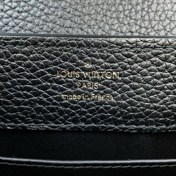 ルイヴィトン ハンドバッグ トリヨンレザー カプシーヌMINI M56071 LOUIS VUITTON 2way ブラック 黒
