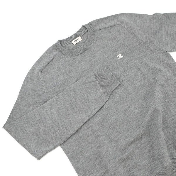 セリーヌ セーター トリオンフ クルーネックセーター ウール メンズサイズXS 2AH80322U.09GM CELINE トップス