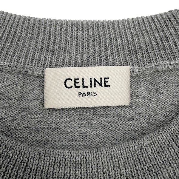 セリーヌ セーター トリオンフ クルーネックセーター ウール メンズサイズXS 2AH80322U.09GM CELINE トップス