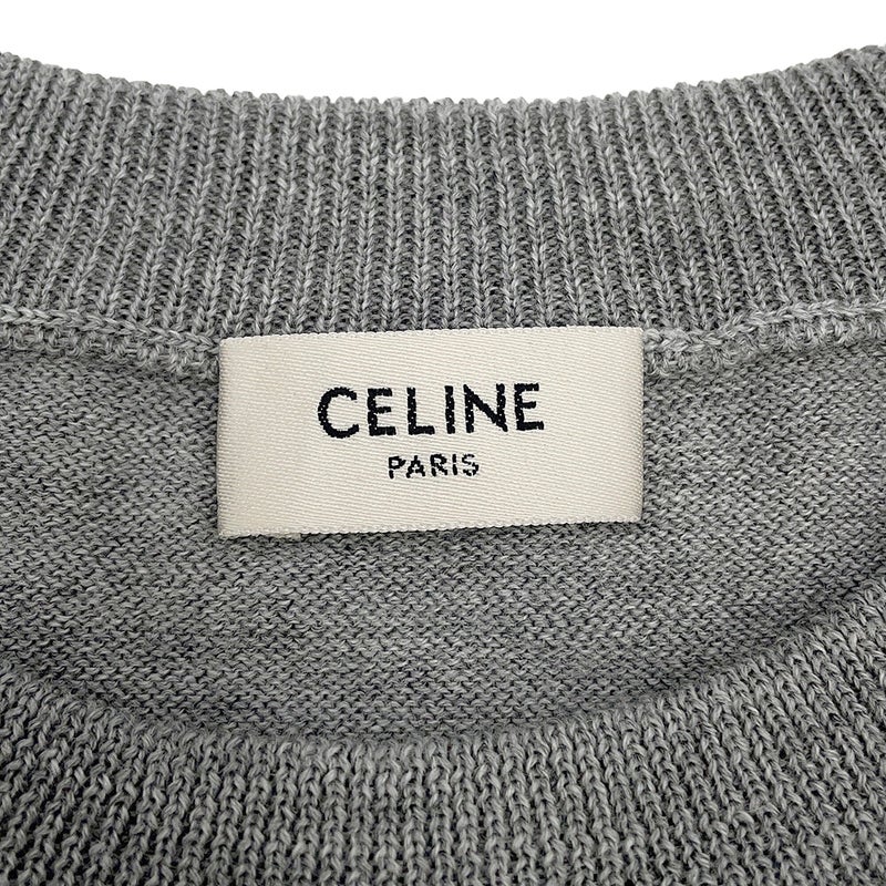 セリーヌ セーター トリオンフ クルーネックセーター ウール メンズサイズXS 2AH80322U.09GM CELINE トップス