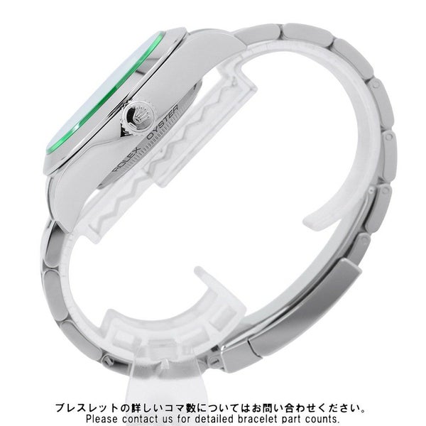 ロレックス ミルガウス グリーンガラス ランダムシリアル ルーレット 116400GV ROLEX 腕時計 黒文字盤