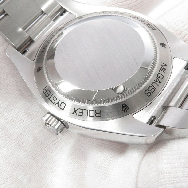 ロレックス ミルガウス グリーンガラス ランダムシリアル ルーレット 116400GV ROLEX 腕時計 黒文字盤