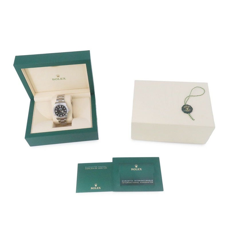 ロレックス エクスプローラー40 ランダムシリアル ルーレット 224270 ROLEX 腕時計 黒文字盤