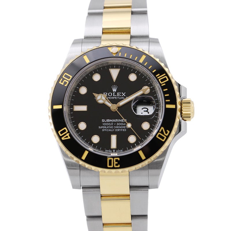ロレックス サブマリーナ デイト コンビ SS/K18YG 126613LN ROLEX 腕時計 ウォッチ 黒文字盤