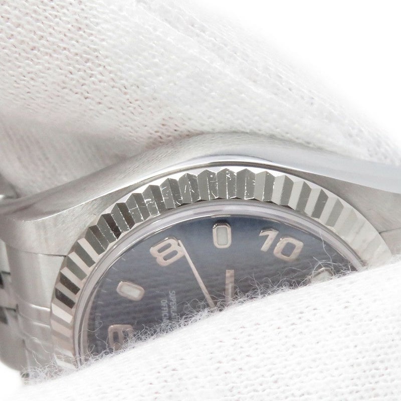 ロレックス デイトジャスト K番 SS/K18WG 79174 ROLEX 腕時計 ブルー文字盤