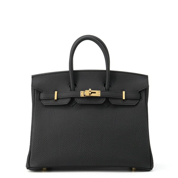 エルメス バーキン25 ブラック/ゴールド金具 トゴ B刻印 HERMES Birkin ハンドバッグ 黒