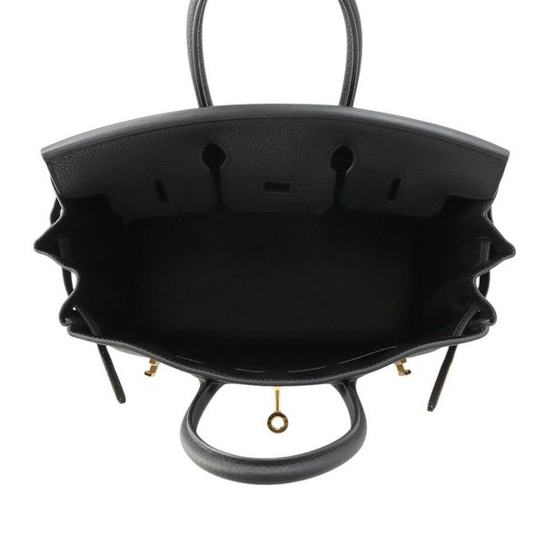 エルメス バーキン25 ブラック/ゴールド金具 トゴ B刻印 HERMES Birkin ハンドバッグ 黒