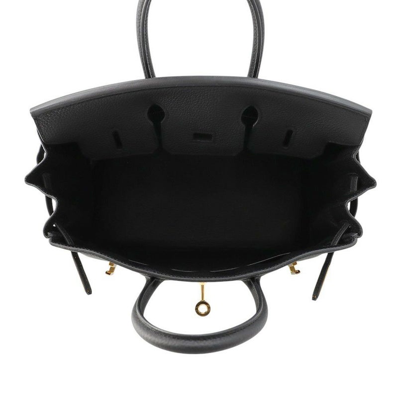 エルメス バーキン25 ブラック/ゴールド金具 トゴ B刻印 HERMES Birkin ハンドバッグ 黒