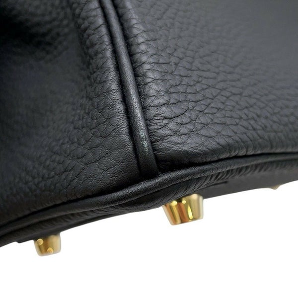 エルメス バーキン25 ブラック/ゴールド金具 トゴ B刻印 HERMES Birkin ハンドバッグ 黒