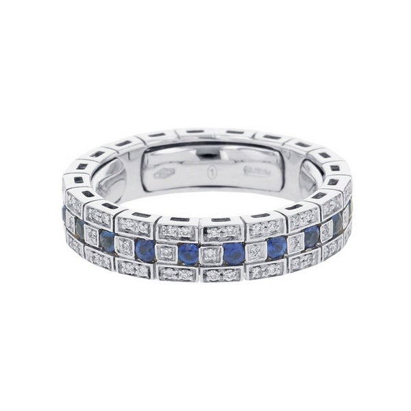 ダミアーニ リング ベル エポック ダイヤモンド/サファイア K18WGホワイトゴールド サイズ約11号  DAMIANI 指輪 ジュエリー