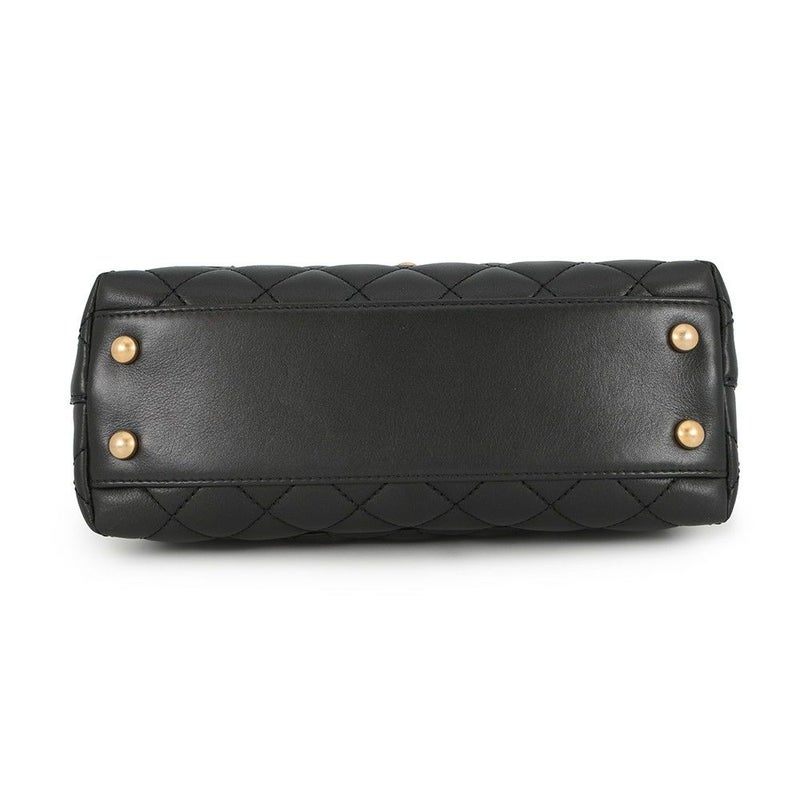 シャネル ハンドバッグ マトラッセ ココマーク ココハンドル ラムスキン ビーズ A92990 CHANEL 2way