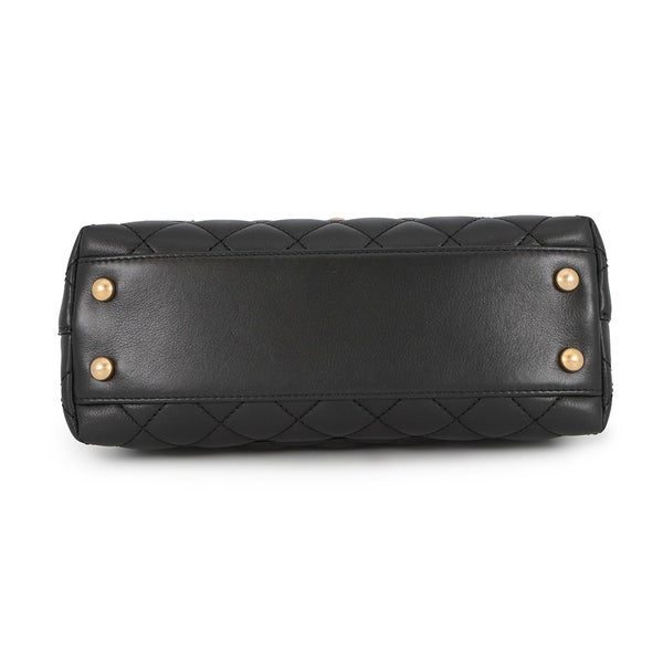 シャネル ハンドバッグ マトラッセ ココマーク ココハンドル ラムスキン ビーズ A92990 CHANEL 2way