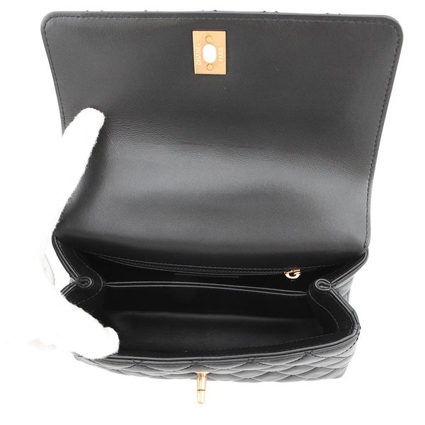 シャネル ハンドバッグ マトラッセ ココマーク ココハンドル ラムスキン ビーズ A92990 CHANEL 2way