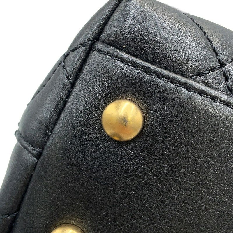 シャネル ハンドバッグ マトラッセ ココマーク ココハンドル ラムスキン ビーズ A92990 CHANEL 2way