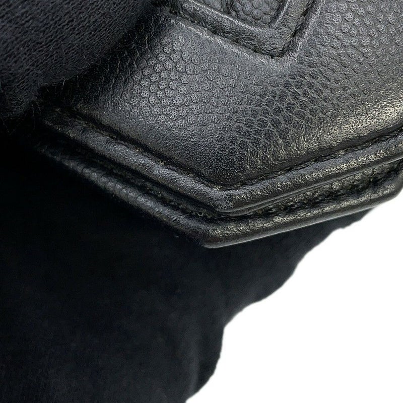 シャネル ショルダーバッグ マトラッセ ココマーク キャビアスキン A91576 CHANEL 黒