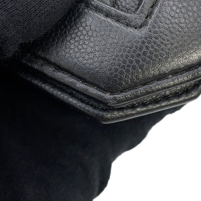 シャネル ショルダーバッグ マトラッセ ココマーク キャビアスキン A91576 CHANEL 黒