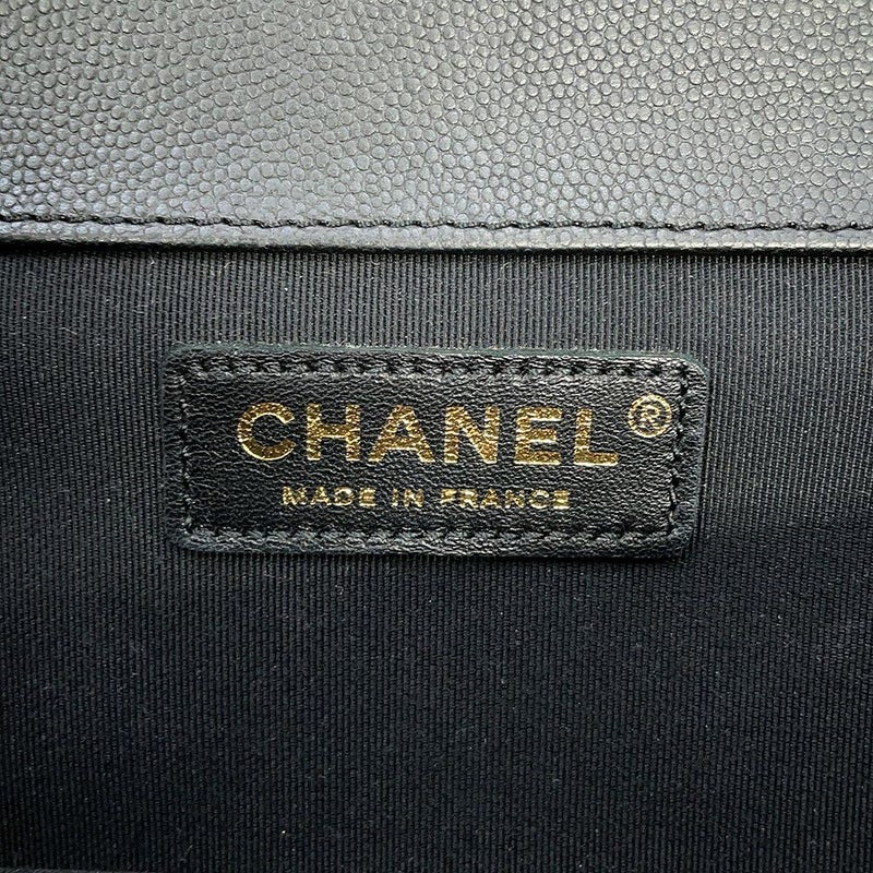 シャネル ショルダーバッグ マトラッセ ココマーク キャビアスキン A91576 CHANEL 黒