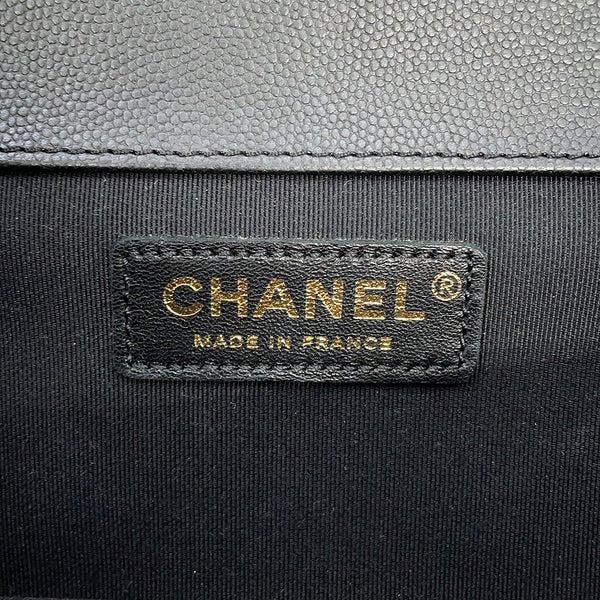 シャネル ショルダーバッグ マトラッセ ココマーク キャビアスキン A91576 CHANEL 黒