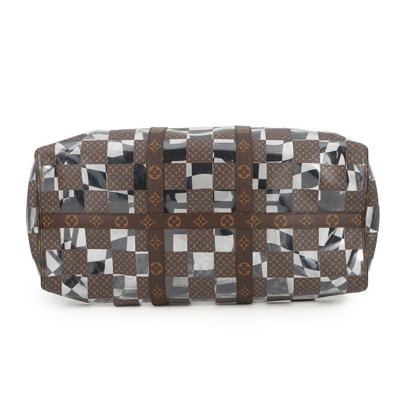 ルイヴィトン ボストンバッグ モノグラム・チェス キーポル・バンドリエール50 M20864 LOUIS VUITTON 2way