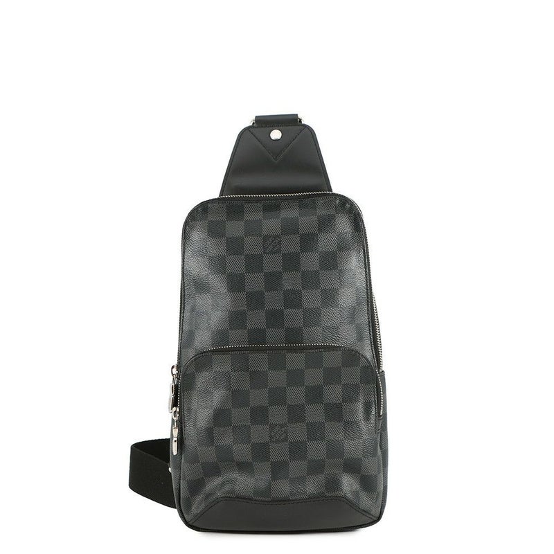 ルイヴィトン ボディバッグ ダミエ・グラフィット アヴェニュー・スリングバッグ N41719 LOUIS VUITTON 黒 ブラック