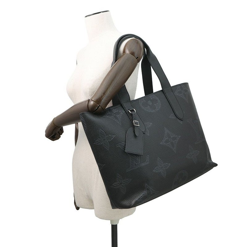 ルイヴィトン トートバッグ モノグラム・ジャイアント/トリヨン・シャドウレザー カバ・ヴォワヤージュNV M57290 ヴィトン 黒 ブラック