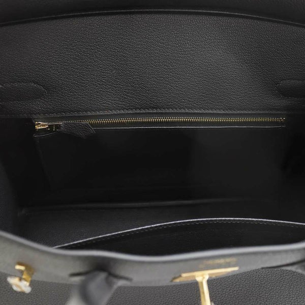 エルメス バーキン30 ブラック/ゴールド金具 トゴ W刻印 HERMES Birkin ハンドバッグ 黒