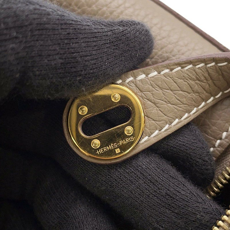 エルメス リンディ ミニ エトゥープ/ゴールド金具 トリヨンクレマンス W刻印 2wayショルダー