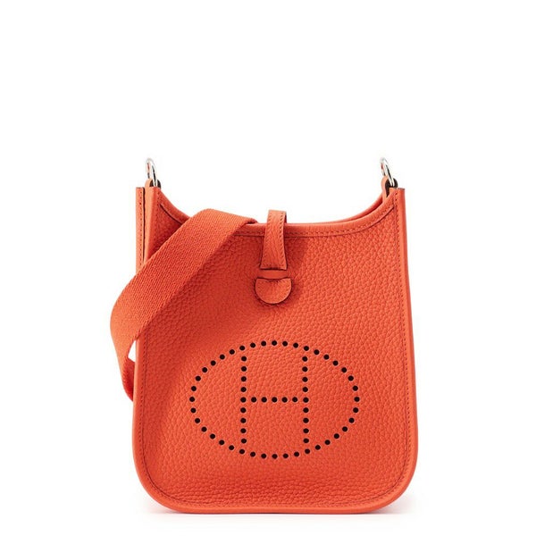 エルメス エブリンTPM 111cm アマゾン オレンジフィールド/シルバー金具 トリヨンクレマンス K刻印