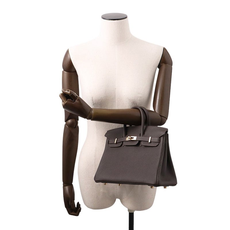 エルメス バーキン25 バイブルン/シャンパンゴールド金具 トゴ K刻印 HERMES Birkin ハンドバッグ