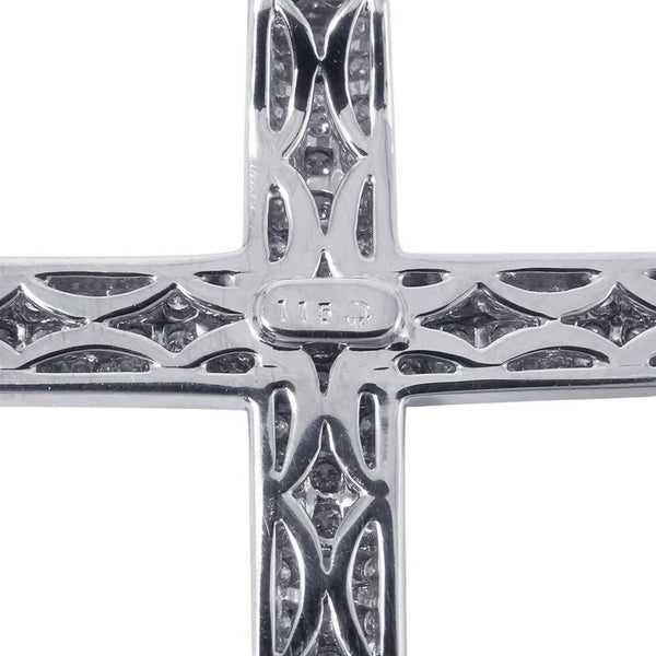 モニッケンダム ネックレス クロス ダイヤモンド 計1.05 Pt900/Pt850プラチナ MONNICKENDAM ペンダント ジュエリー