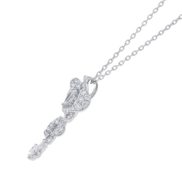 モニッケンダム ネックレス フラワー ダイヤモンド 計1.25ct Pt900/Pt850プラチナ MONNICKENDAM ペンダント ジュエリー