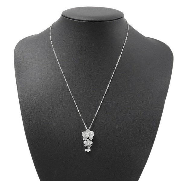 モニッケンダム ネックレス フラワー ダイヤモンド 計1.25ct Pt900/Pt850プラチナ MONNICKENDAM ペンダント ジュエリー