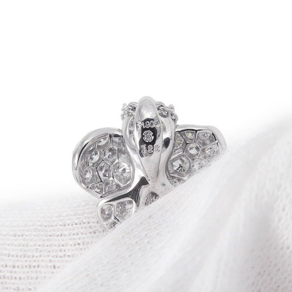 モニッケンダム ネックレス フラワー ダイヤモンド 計1.25ct Pt900/Pt850プラチナ MONNICKENDAM ペンダント ジュエリー