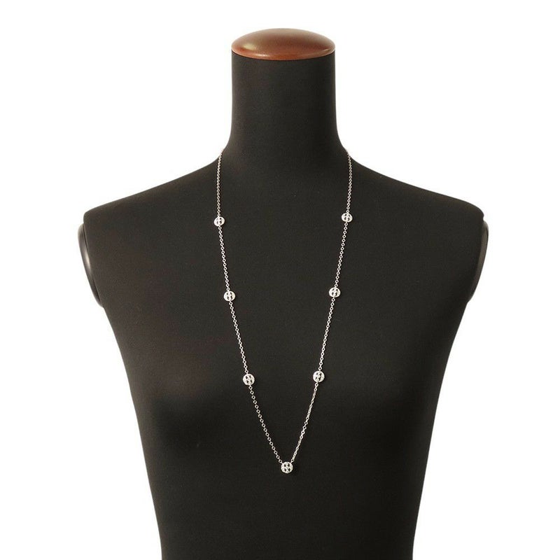 モニッケンダム ネックレス 7モチーフ ダイヤモンド ステーション 計1.89ct K18WGホワイトゴールド MONNICKENDAM ペンダント