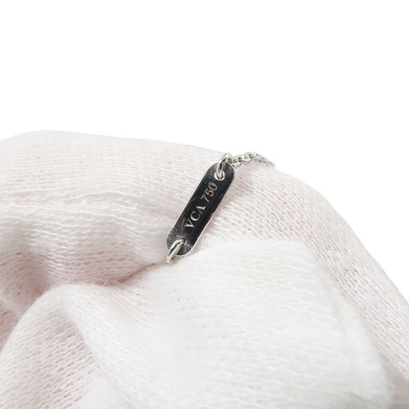 ヴァンクリーフ&アーペル ネックレス スウィート パピヨン ペンダント ターコイズ K18WGホワイトゴールド VCARF80500