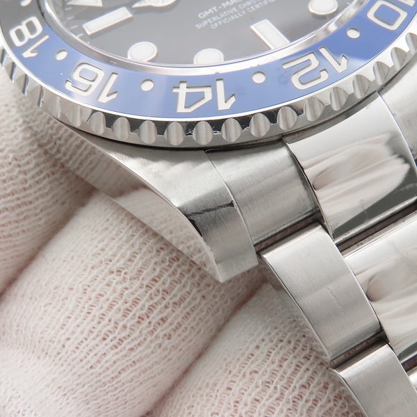 ロレックス GMTマスター2 デイト ランダムシリアル ルーレット 126710BLNR ROLEX 腕時計 黒文字盤