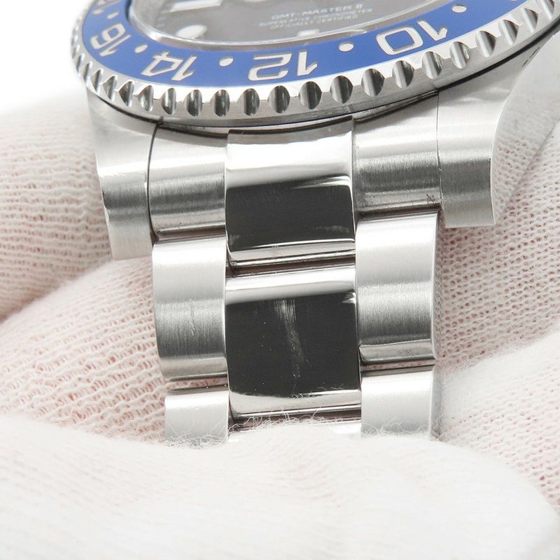 ロレックス GMTマスター2 デイト ランダムシリアル ルーレット 126710BLNR ROLEX 腕時計 黒文字盤