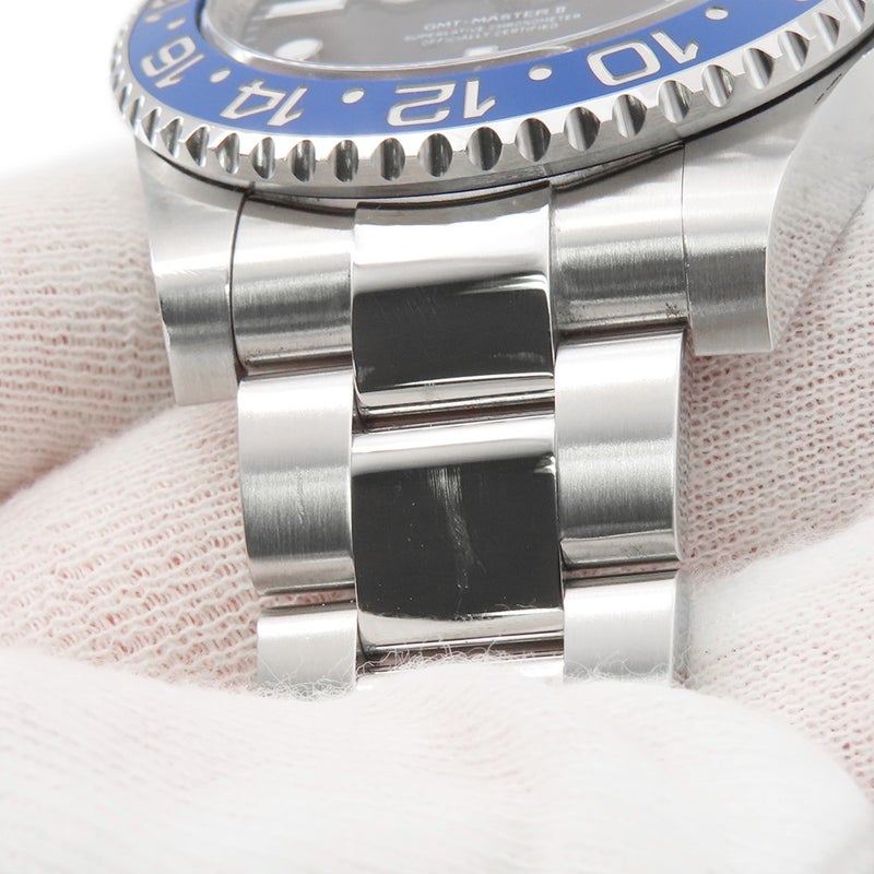 ロレックス GMTマスター2 デイト ランダムシリアル ルーレット 126710BLNR ROLEX 腕時計 黒文字盤