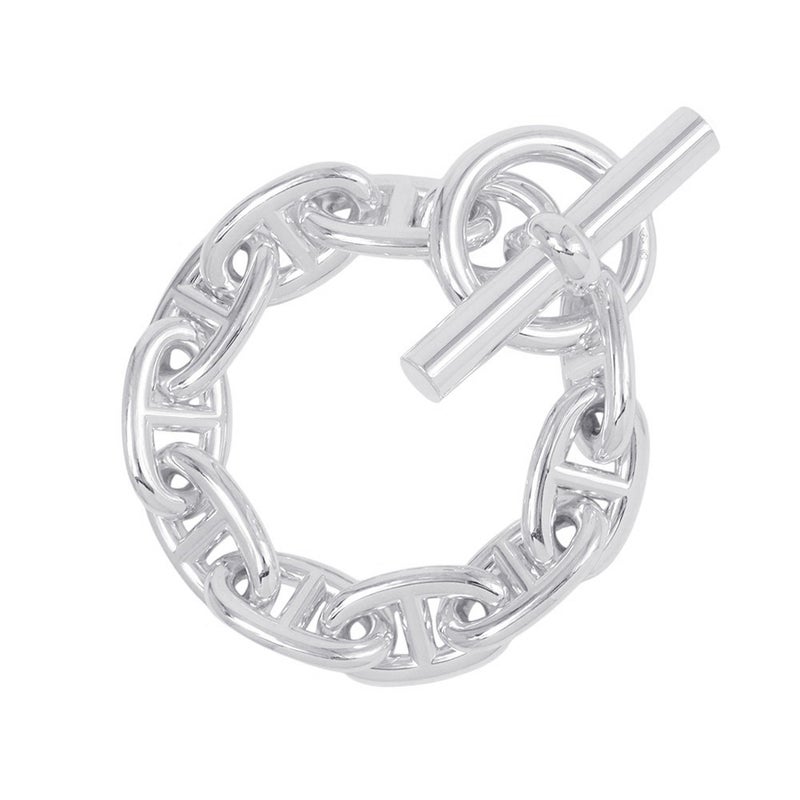 エルメス ブレスレット シェーヌダンクルTGM 10コマ SV925シルバー HERMES ジュエリー