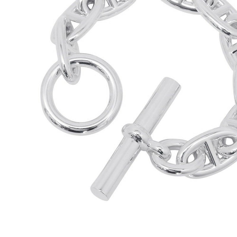 エルメス ブレスレット シェーヌダンクルTGM 10コマ SV925シルバー HERMES ジュエリー