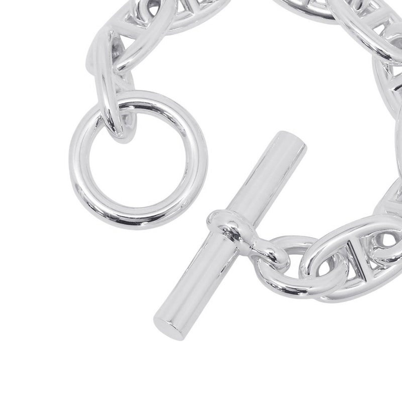 エルメス ブレスレット シェーヌダンクルTGM 10コマ SV925シルバー HERMES ジュエリー