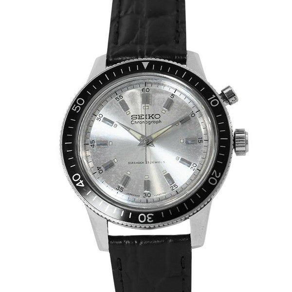セイコー ワンプッシュクロノグラフ 5719-8990 SEIKO 腕時計 ウォッチ アンティーク シルバー文字盤