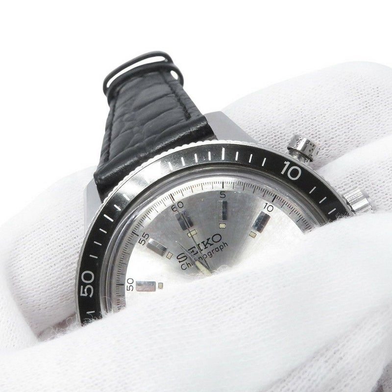 セイコー ワンプッシュクロノグラフ 5719-8990 SEIKO 腕時計 ウォッチ アンティーク シルバー文字盤