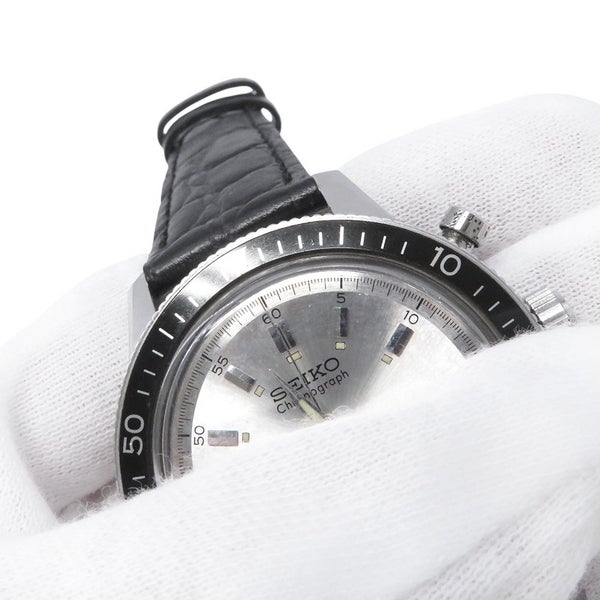 セイコー ワンプッシュクロノグラフ 5719-8990 SEIKO 腕時計 ウォッチ アンティーク シルバー文字盤