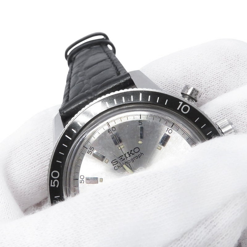 セイコー ワンプッシュクロノグラフ 5719-8990 SEIKO 腕時計 ウォッチ アンティーク シルバー文字盤